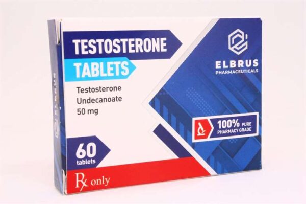 Testosterone Undecanoate Tablets (Elbrus Pharma) (60 Tabletter x 50mg)